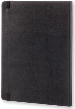 Moleskine notitieboek  19 x 25 cm geruit harde cover 192 blad zwart-3