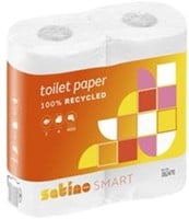 Toiletpapier Satino Comfort 2-laags 400vel wit 4rollen