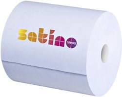 Poetsrol Satino Comfort 2-laags 25cmx370m blauw 2rollen