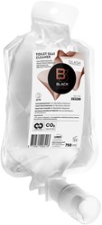 Toiletbrilreiniger Satino Black vulling Qlash 6x750ml