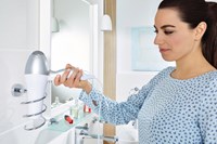 Haardrogerhouder Tesa Smooz 40325 chroom-1