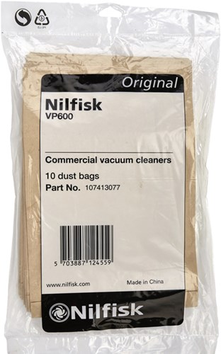 Stofzuigerzak Nilfisk Select VP600 CDNF4000 10 stuks-2
