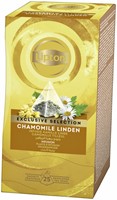 Lipton thee Exclusive Kamille Linde 25 piramidezakjes-2