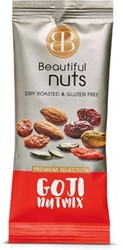 Beautiful Nuts noten, zakje van 50 g, Goji Mix
