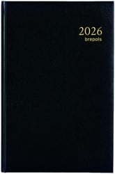 Dagagenda 2025 Brepols Saturnus Lima 2dag/1pagina zwart