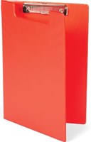 Pergamy klemmap A4 met insteekhoes uit PVC rood-2