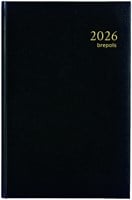 Weekagenda 2025 Brepols Saturnus Lima 7dag/2pagina's zwart