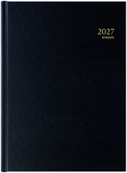 Agenda 2026 Brepols Bremax Santex A4 1dag/2pagina's 8 kolommen zwart