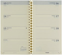 Agendavulling 2025 Brepols Interplan 7dagen/2pagina's 1-talig