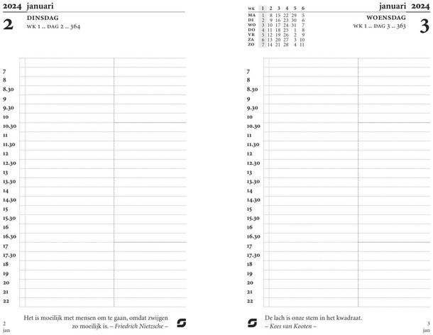 Agendavulling 2025 Succes Mini 1dag/1pagina