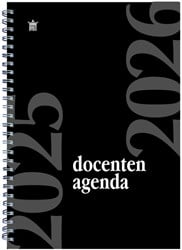 Schoolagenda 2025-2026 Ryam docenten 7dagen/2pagina's spiraal zwart