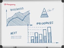 Magnetic Whiteboard Pergamy Excellence 60 x 45 cm Emaille