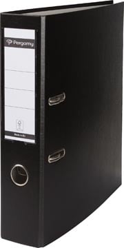 Ordner A4 karton met PP Pergamy 75mm rug zwart