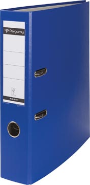 Ordner A4 karton met PP Pergamy 75mm rug koningsblauw