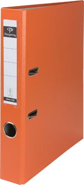 Ordner map karton met PP Pergamy 50mm rug oranje