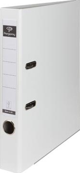 Ordner map karton met PP Pergamy 50mm rug wit