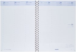 Agendavulling 2026 Brepols Timing 7dagen/2pagina's spiraal wit