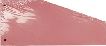 Pergamy trapezium verdeelstroken pak van 100 stuks rood