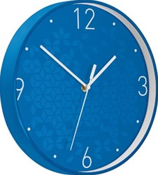 Leitz WOW Wandklok blauw