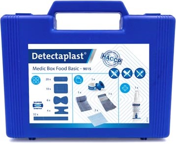 Detectaplast EHBO-koffer Medic Box Food Basic basiskoffer HACCP