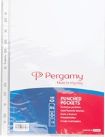 Showtassen A4 11-rings glashelder 60 mciron doos van 100 stuks Pergamy-2