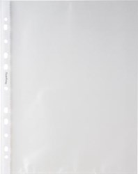 Showtassen A4 50 micron 11-rings gekorreld pak van 100 stuks Pergamy