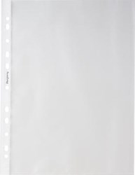 Showtassen A4 60 micron 11-rings gekorreld pak van 100 stuks Pergamy