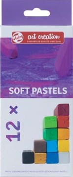 Talens Art Creation softpastels, doos met 12 stuks in geassorteerde kleuren