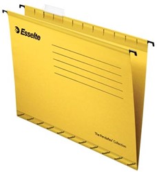 Esselte hangmappen voor laden Pendaflex Plus tussenafstand 330 mm, geel, doos van 25 stuks