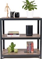 Avasco rek Home Table 88 x 90 x 45 cm 3 legborden uit metaal zwart-2