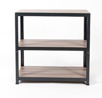 Avasco rek Home Table 88 x 90 x 45 cm 3 legborden uit metaal zwart-3