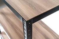 Avasco rek Home Table 88 x 90 x 45 cm 3 legborden uit metaal zwart-1