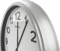 MAUL wandklok Ride Ø 61RC kunststof kader-2