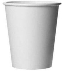 Drinkbeker uit karton  180 ml  100 stuks  wit