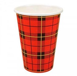 Scotty drinkbeker uit karton  180 ml  100 stuks  rood