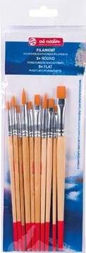 Talens Art Creation aquarelpenselen polyester assorti set van 10 penselen-2