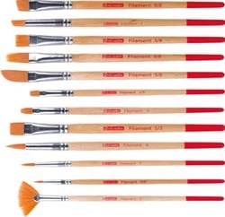 Talens Art Creation aquarelpenselen polyester assorti set van 12 penselen