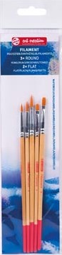 Talens Art Creation aquarelpenselen polyester assorti set van 5 penselen-2