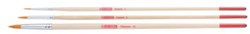Art creation penseel polyester 2-6-10, set van 3 stuks