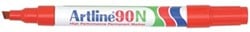 Permanent marker Artline 90 rood