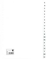 Tabbladen abc A4 in wit met 20 tabs-2