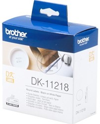 Brother DK-11218 labels 24mm rond