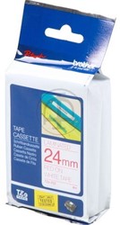 TZE-252 Brother rood op witte tape 24mm