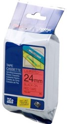 TZE-451 Brother zwart op rode tape 24mm