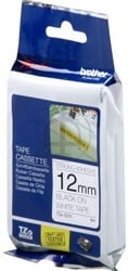 TZE-S231 Brother zwart op witte extra klevende tape 12mm
