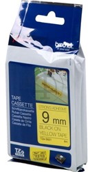 TZE-S621 Brother zwart op gele extra klevende tape 9mm