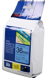 TZE-561 Brother zwart op blauwe  tape 36mm