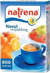 Zoetjes Natrena navulling met 800 stuks