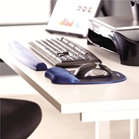 Fellowes muismat met polssteun Memory Foam saffier-1