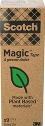 Plakband Magic  Tape A greener choice 19 mm x 33 m toren met 9 rollen""